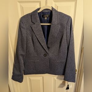 Kasper Navy/White Blazer